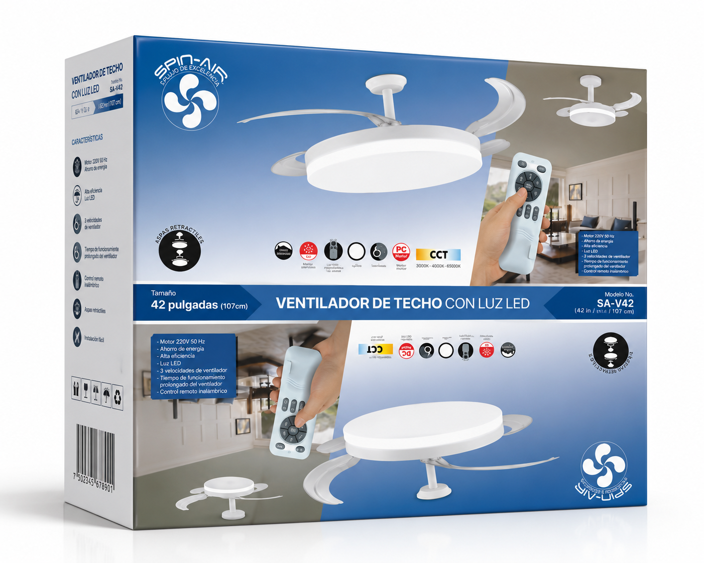 VENTILADOR DE TECHO AMBE TECH