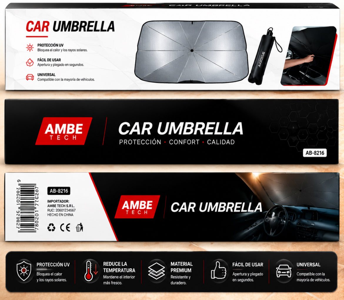 PARASOL PARA COCHE AMBE