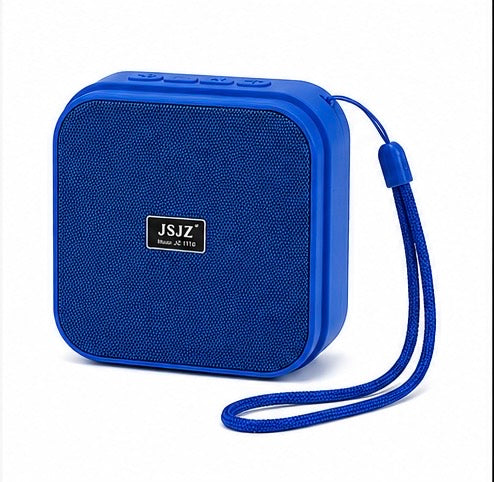 Portable Wireless Bluetooth Speaker with Deep Bass – Rechargeable Compact Mini Speaker with Lanyard Strap