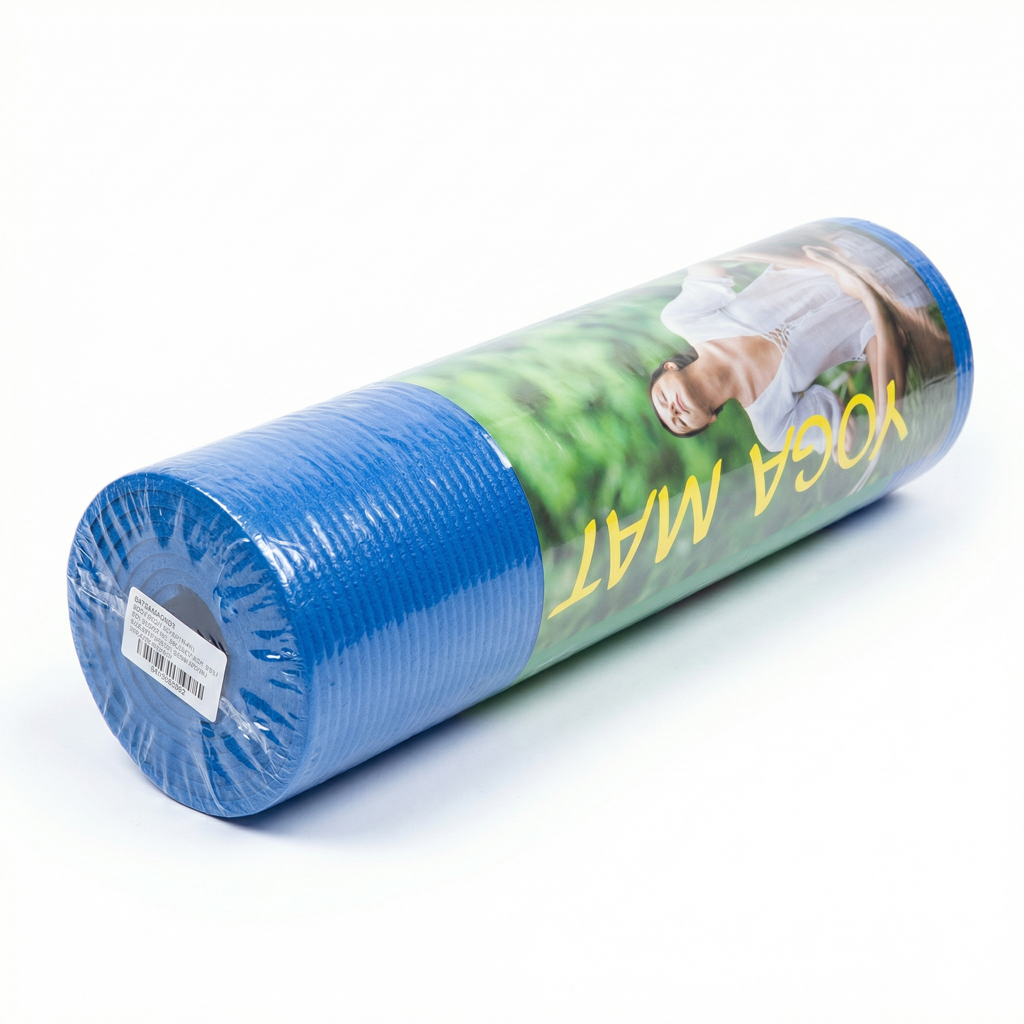 Non-Slip Yoga and Fitness Exercise Mat with Ribbed Anti-Slip Surface, Eco-Friendly Foam Workout Mat for Yoga, Pilates, Stretching, Home Gym Training, Meditation and Floor Exercises